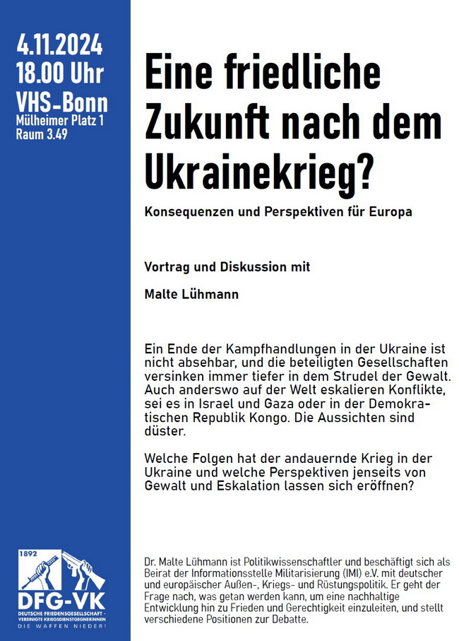 Malte Lühmann: Perspektiven nach dem Ukrainekrieg?