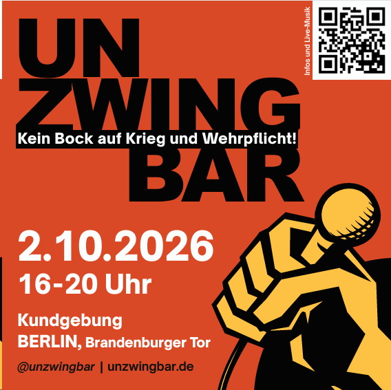 Flyer des Kundgebungsaufrufs